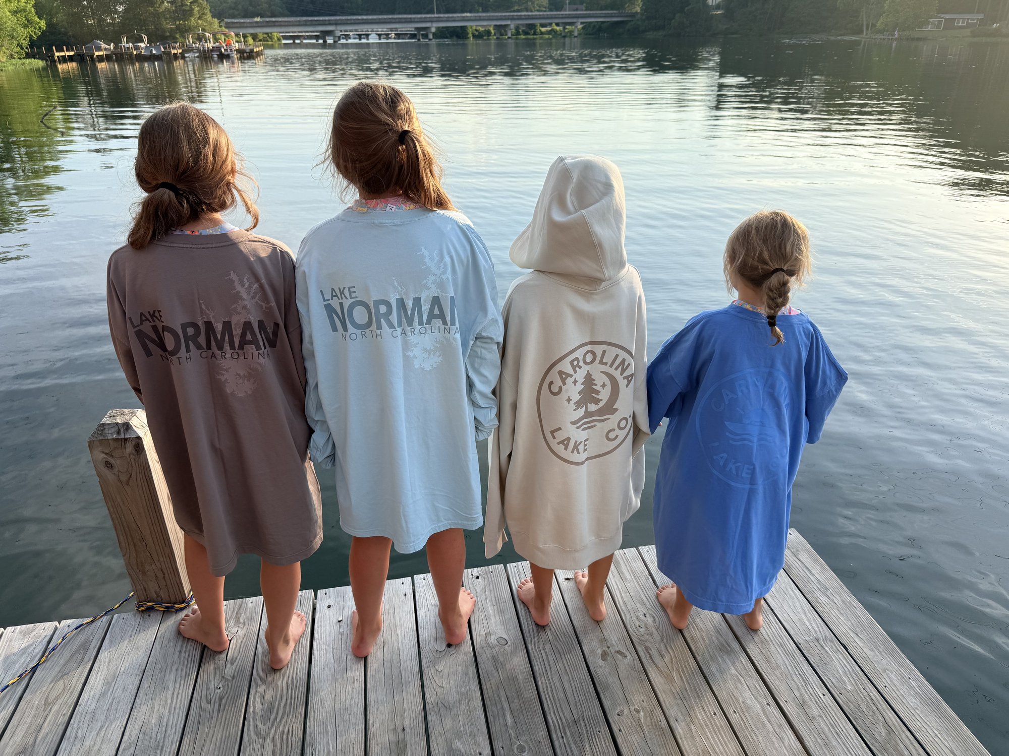 Lake Series assortment on the dock